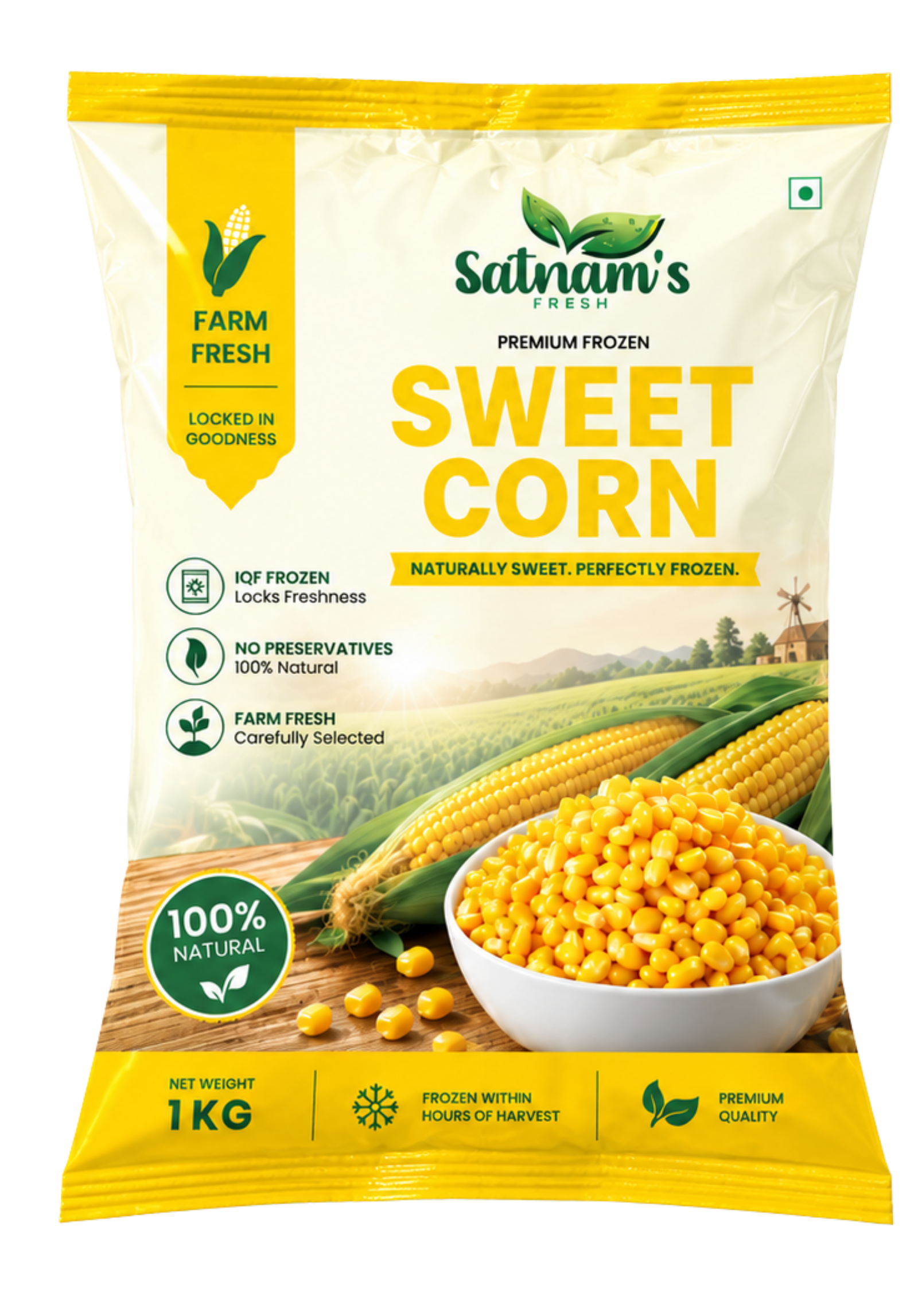 Satnam's Fresh Golden Sweet Corn