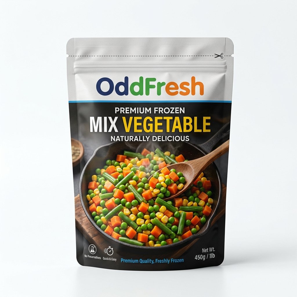 Vibrant gourmet mixed vegetables culinary preparation